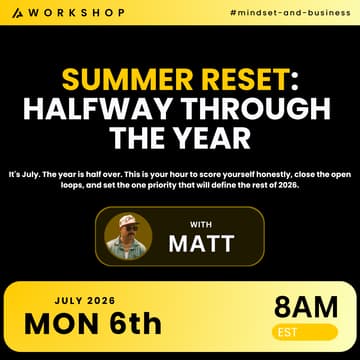 Cover Image for Summer Reset | Halfway Through the Year