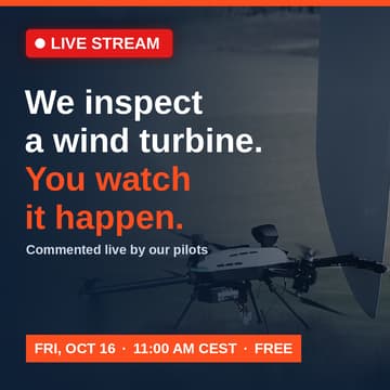 Cover Image for Q&A | Drone inspection of a wind turbine Software and real application