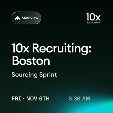 Cover Image for 10x Recruiting: Boston | Sourcing Sprint