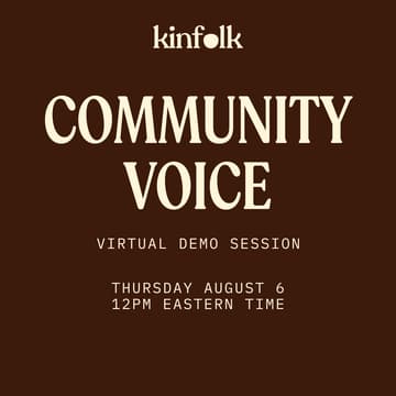 Cover Image for Community Voice Demo Session #3