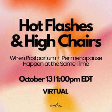 Cover Image for VIRTUAL: Hot Flashes & High Chairs