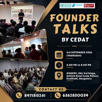 Cover Image for Founder Talks by CEDAT