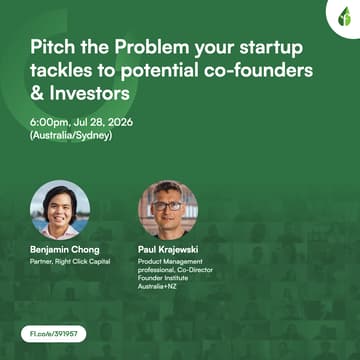 Cover Image for Pitch the Problem your startup tackles