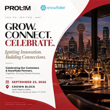 Cover Image for Snowflake World Tour Dinner with PROLIM
