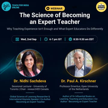 Cover Image for Experience Isn't Enough: The Science of Becoming an Expert Teacher