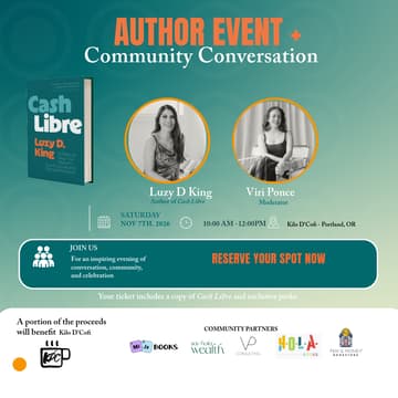 Cover Image for Author Event + Community Conversation