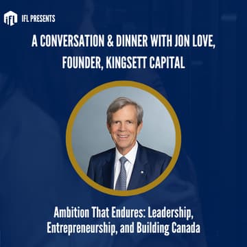 Cover Image for IFL Leadership Dinner w/ Jon Love