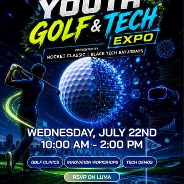 Cover Image for Youth Tech and Golf Expo, presented by Rocket Classic and Black Tech Saturdays