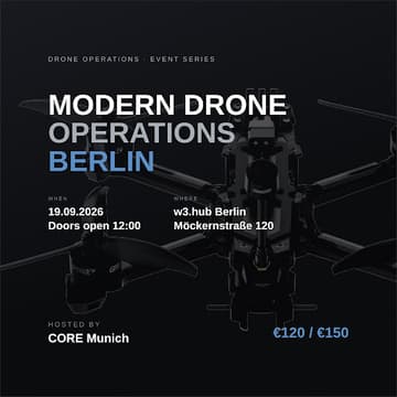 Cover Image for MODERN DRONE OPERATIONS — BERLIN