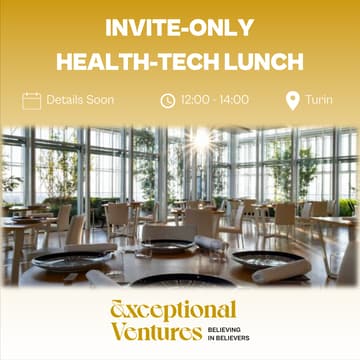 Cover Image for Pre-register your interest - Exclusive HealthTech Investor Lunch with panoramic views