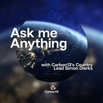 Cover Image for Weekly AMA - learn more about Carbon13's Venture Builder programme