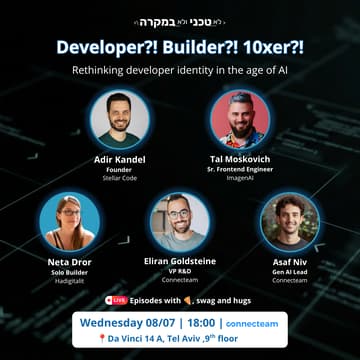 Cover Image for Developer?! Builder?! 10xer?!
