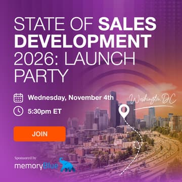 Cover Image for State of Sales Development 2026: Launch Party | Washington, DC