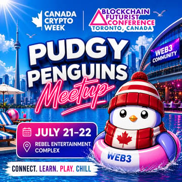 Cover Image for Pudgy Penguins Canada @ Blockchain Futurist Conference