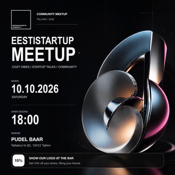Cover Image for EESTISTARTUP MEETUP!