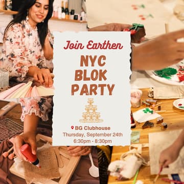 Cover Image for Earthen Presents: A New York City BLOK Party 🪷