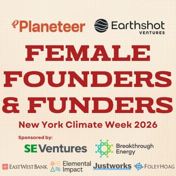Cover Image for Female Founders & Funders Gathering @ NY Climate Week