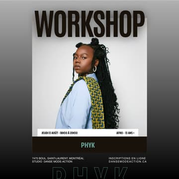 Cover Image for Phyk - Workshop Afro - 13 ans +