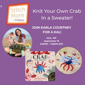 Cover Image for Knit Your Own Crab In A Sweater w/ Karla Courtney