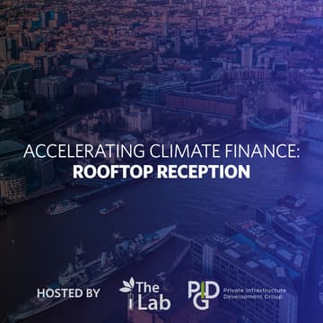 Cover Image for Rooftop Reception following “Accelerating Climate Finance: What Are Investors Prioritising?”