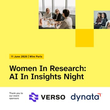 Cover Image for Women In Research: AI In Insights Night (Verso x Dynata)