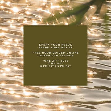 Cover Image for Speak your needs, Spark your desire: Guided Journaling