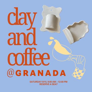 Cover Image for Clay & Coffee: Ceramic Handbuilding Workshop at Granada