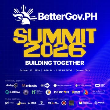 Cover Image for BetterGov.PH Summit 2026: Building Together