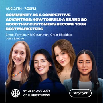 Cover Image for Community as a competitive advantage: How to build a brand so good that customers become your best marketers