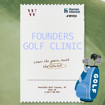 Cover Image for Women in AI | Founders Golf Clinic with Human Interest & EVCO Insurance