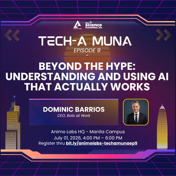 Cover Image for Tech-a Muna Episode 9 - Beyond the Hype: Understanding and Using AI That Actually Works