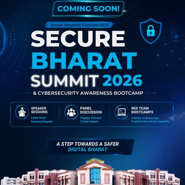 Cover Image for Secure Bharat Summit 2026 & Cybersecurity Awareness Bootcamp