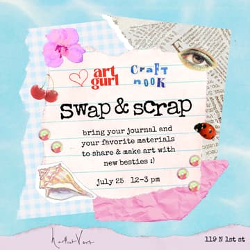 Cover Image for swap & scrap w/ @artgurl__