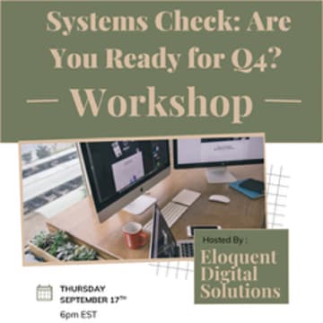 Cover Image for Systems Check: Are You Ready for Q4?
