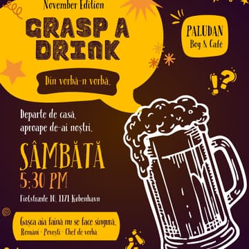 Cover Image for GRASP a Drink - November Edition🍻