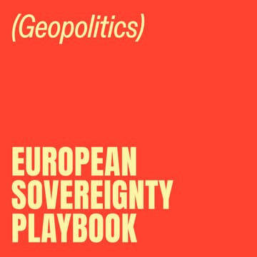 Cover Image for European Sovereignty Playbook