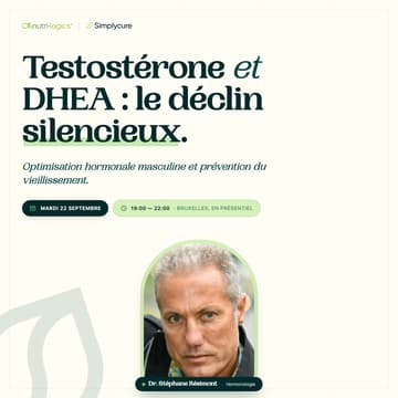 Cover Image for Testostérone et DHEA avec le Dr Stéphane Résimont avec Simplycure x Nutri-Logics
