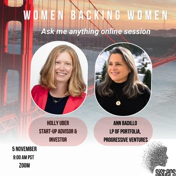 Cover Image for Women Backing Women: ask me anything session