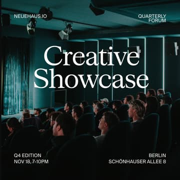 Cover Image for Creative Showcase / Q4 Forum