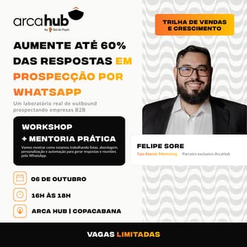Cover Image for Aumente até 60% das respostas em prospecção por WhatsApp