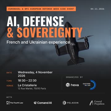Cover Image for AI, Defense & Sovereignty - French and Ukraine Experience