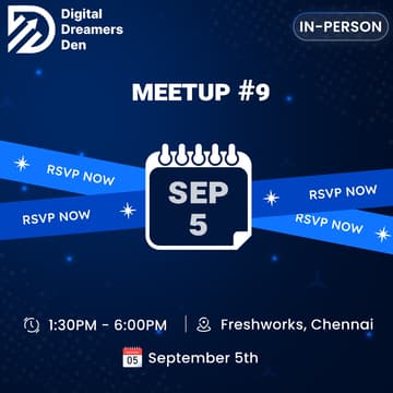 Cover Image for Digital Dreamers Den (D3) Meetup #9