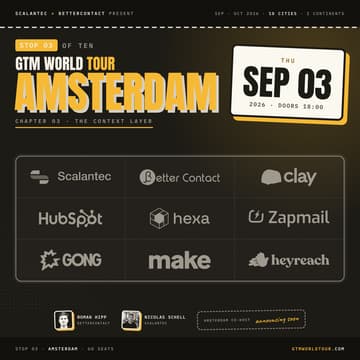 Cover Image for GTM World Tour · Amsterdam