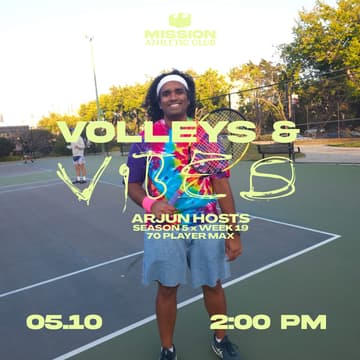 Foto de portada de Bianca Hosts Volleys & Vibes: Week 19