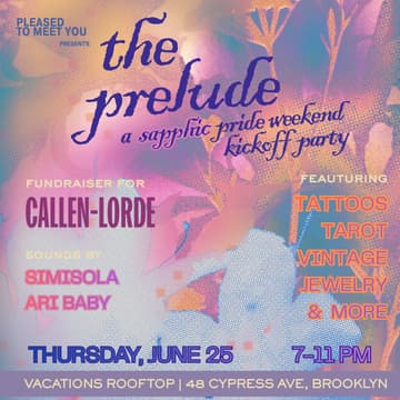 Cover Image for The Prelude: A Sapphic Pride Kickoff Party