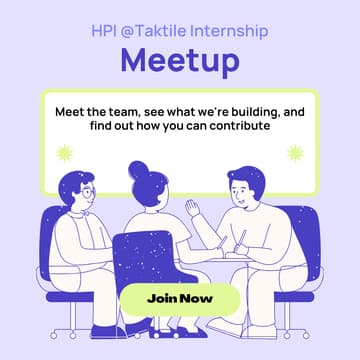 Cover Image for HPI @Taktile Internship Meetup