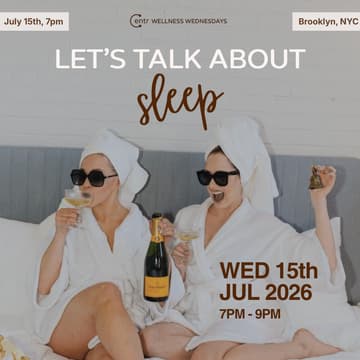 Cover Image for Let's talk about sleep