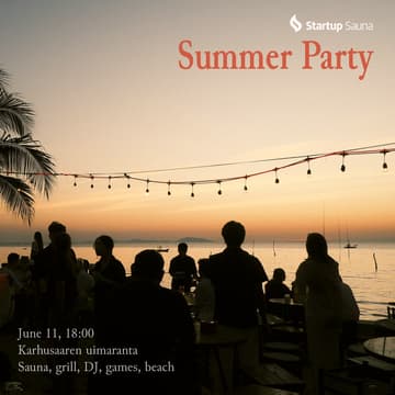 Cover Image for Startup Sauna Summer Party