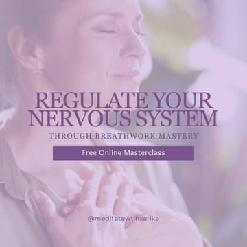 Cover Image for Regulate Your Nervous System Through Breathwork Mastery