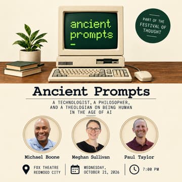 Cover Image for Ancient Prompts-A technologist, a philosopher, and a theologian on being human in the age of AI